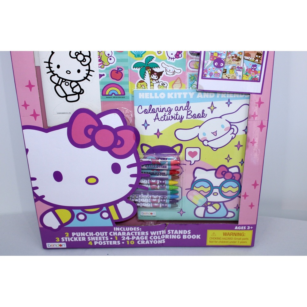 Hello Kitty and Friends Super Activity Color Sticker & Design Set Bendon Sanrio - Picture 3 of 4